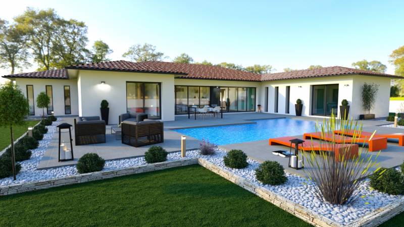 maison familiale gironde Bordeaux piscine 5 chambres 