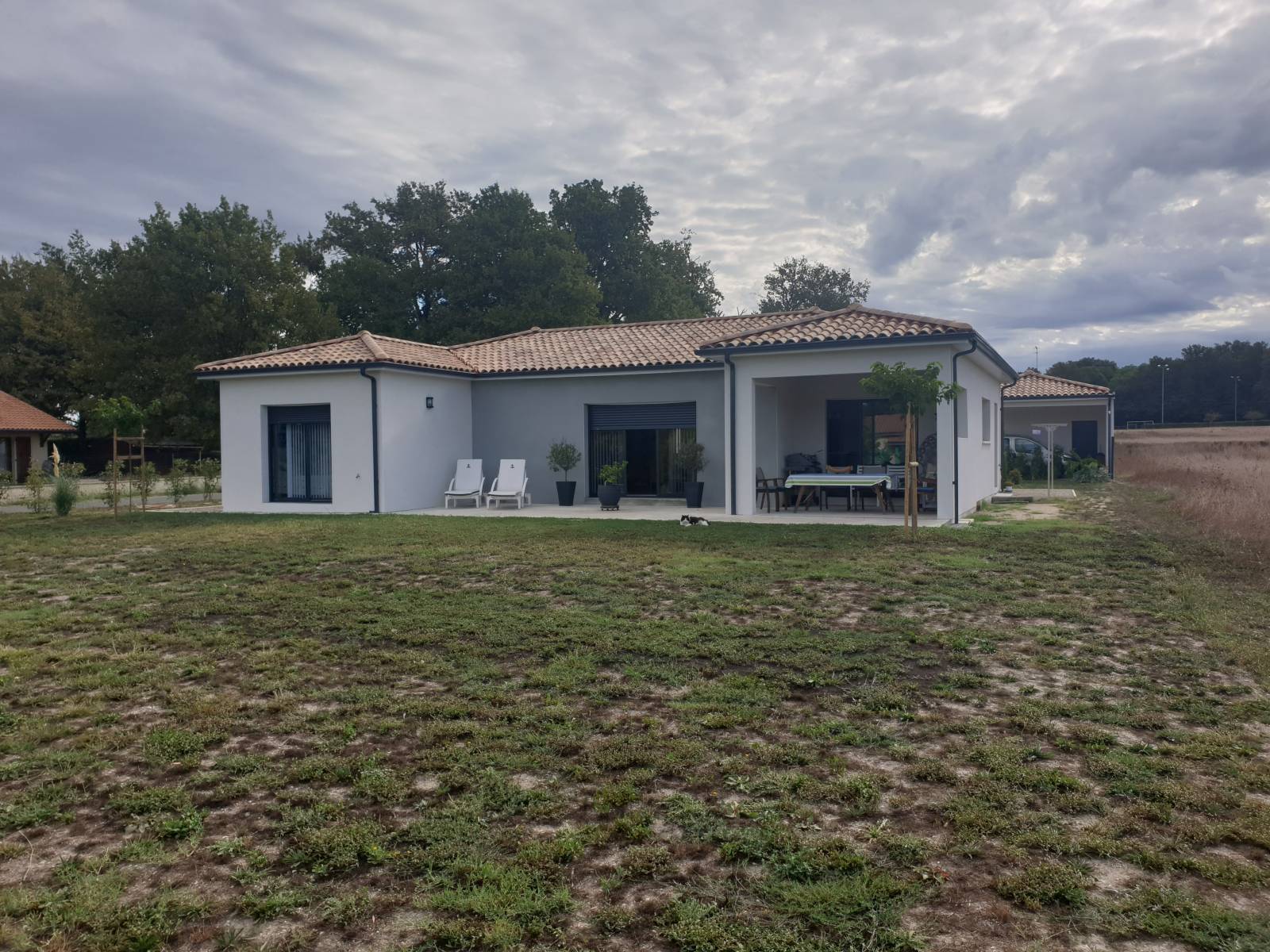 Réalisation d'une villa à Mazères