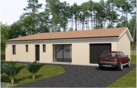 Maison à concevoir de 105 m² + garage sur Roaillan proche Langon
