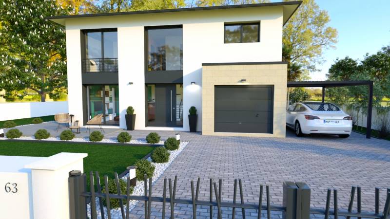 Construire une maison de 135 m2 + garage sur terrain de 700 m2 à Mérignac