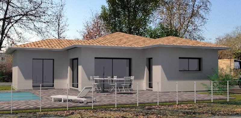 Villa contemporaine de 128 m² + grand garage Créon