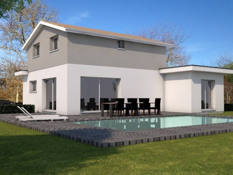 Villa contemporaine de 121 m² à étage 4 chambres dont 1 suite parentale belle pièce de vie Gujan Mestras Bassin d'Arcachon