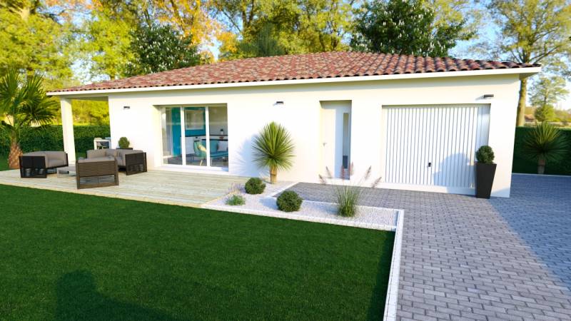 Maison neuve 110 m² avec garage et terrasse couverte Landiras Bordeaux